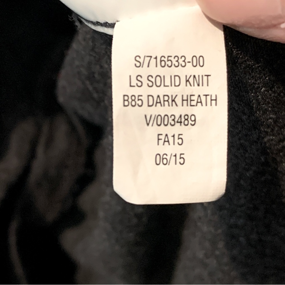 OLD NAVY Gray Crew Neck Long Sleeve A-Line Mini Dress Size SP - Picture 12 of 12